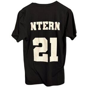 Nordstrom Internship Program "Ntern 21" Black & White Bella+Canvas T - M
